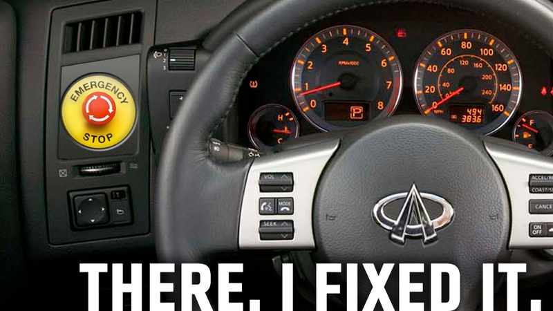 Illustration for article titled This Is The Solution To All Unintended Acceleration Issues